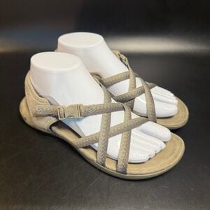 Merrell Select Comfort Womens Sandals Size 7 Adjustable Strap Beige
